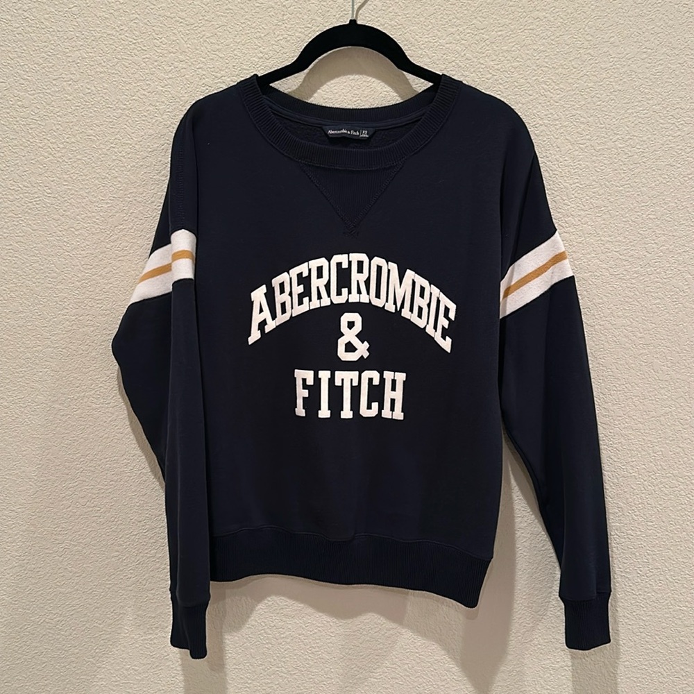 Abercrombie & Fitch navy sweatshirts/hoodie, size XS